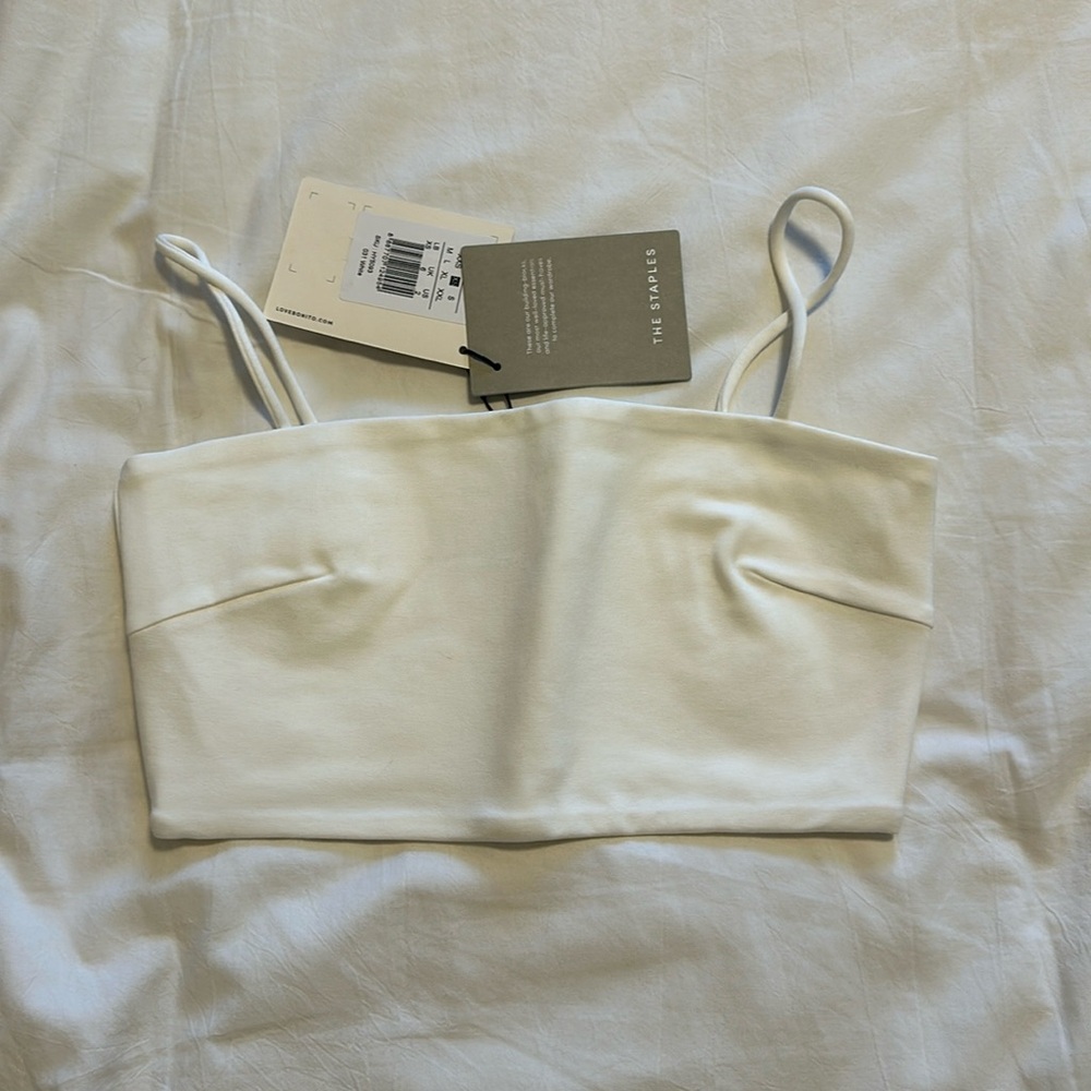 NWT Love Bonito Jaelia Crop Camisole XS